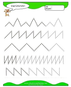 Çizgi Çalışma Sayfaları